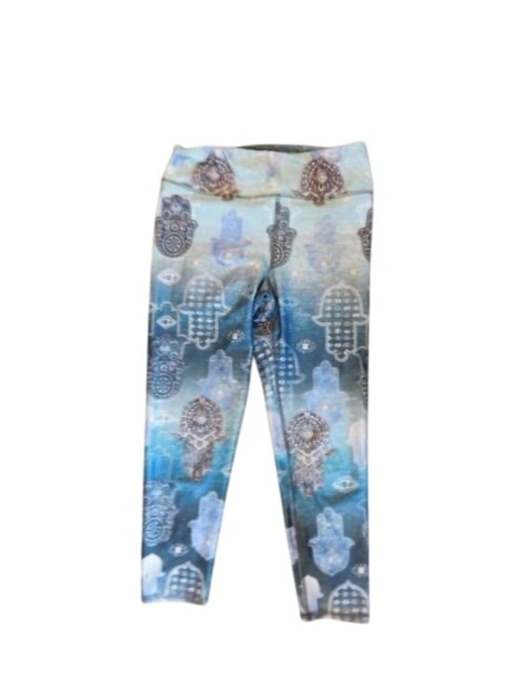 Evolution and Creation Active Size M Medium Boho STRETCH Athletic Crop Pants